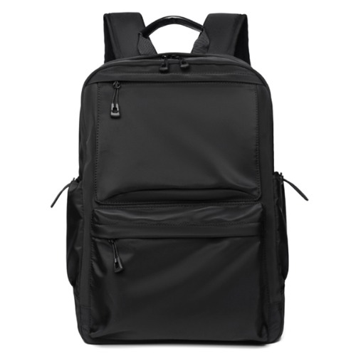 폴론 블랙 15.6인치 큰 노트북 백팩 생활 방수 옥스포드 대학생 신학기 책가방,캐주얼 커플 가방 남녀공용 천가방