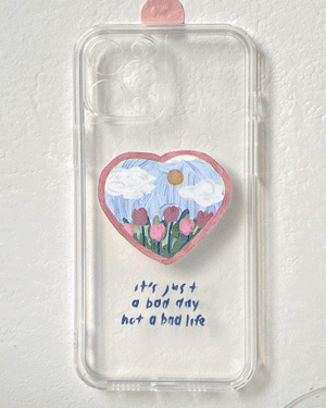 트레이시 플라워 꽃무늬 튤립 투명 젤리 실리콘 핸드폰 빈티지 로맨틱 하트 휴대폰 아이폰케이스 7 8 SE2 X XS Max 11 12 미니 프로 맥스