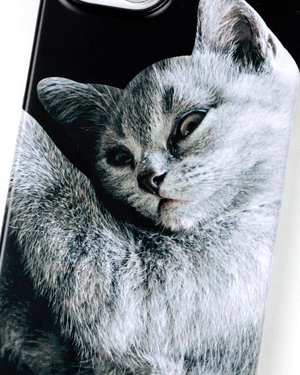 에밀리 귀여운 고양이 러시안블루 핸드폰 빈티지 감성 일러스트 집사 커플 휴대폰 갤럭시케이스 노트 9 10 20 플러스 울트라 S10 S20 S21 S22 S23