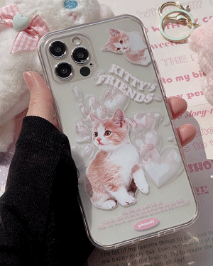샤이엔 투명 젤하드 러블리 고양이 핸드폰 집사 커플 휴대폰 아이폰케이스 7 8 SE2 플러스 X XR XS Max 11 12 13 미니 프로 맥스